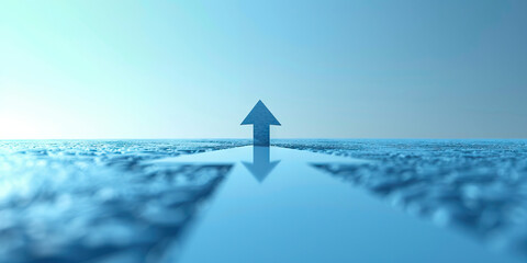 Yearning (Light Blue): A stretched, upward-pointing arrow representing a strong desire or longing