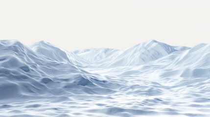 Mountain Range with Snowy Peaks