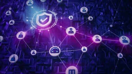 Obraz premium A system of interdependence and communication (4)