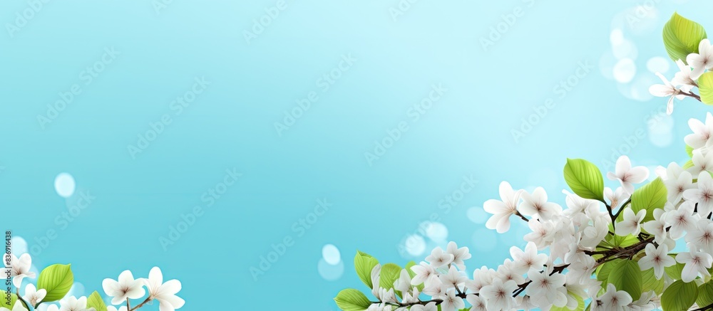 Fototapete background suitable for spring-themed designs with ample copy space image.