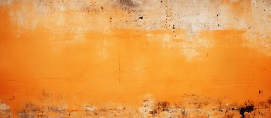 Fototapeta premium Vintage orange concrete wall texture background.