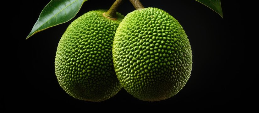 Fruit of the Artocarpus lacucha tree with copy space image available.
