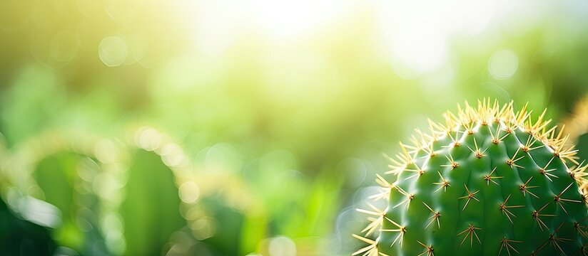Close up text ure of Cactus in Botanic Garden.