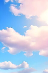 Obraz premium blue sky in summer