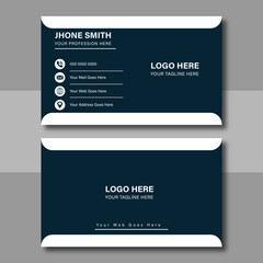 Modern business card template.