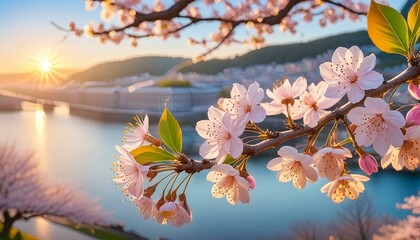 Spring's Splendor: Cherry Blossoms in Full Bloom