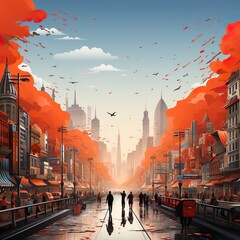 artwork, illustration, travel