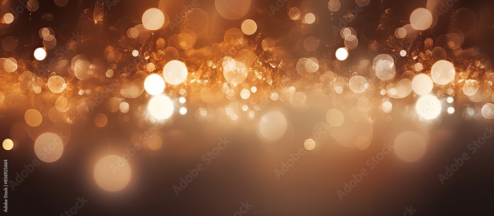 Aufkleber Background with a natural brown bokeh texture, suitable for copy space image.