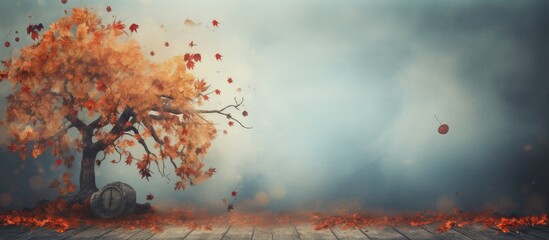 autumn time and free space .