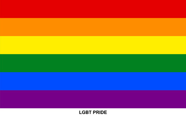 Flag of LGBT PRIDE, LGBT PRIDE flag