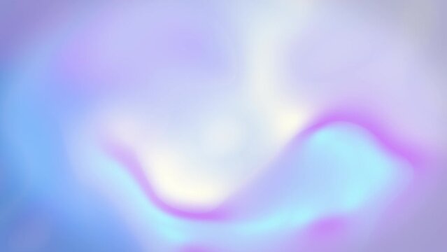 Soft pastel gradient smooth fluid abstract motion background. Seamless loop animation. 4K footage