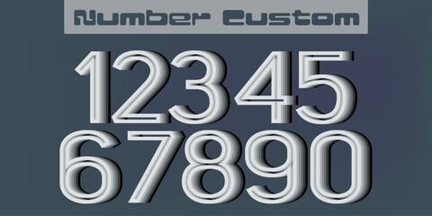 Alphabet letter numbers .font design for logo, Poster, Invitation, etc. Origami style font typography, Regular. illustrator vector. origami font collection in black and white.81