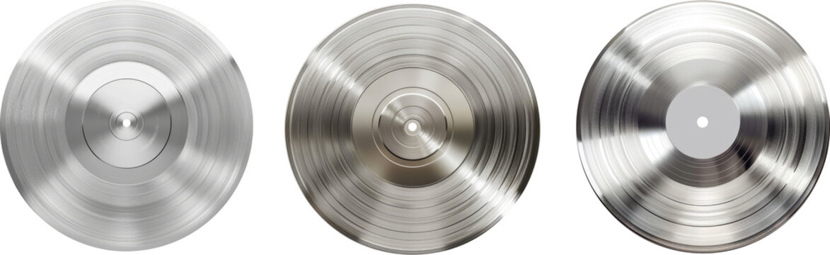 Platinum vinyl record sticker transparent background PNG clipart