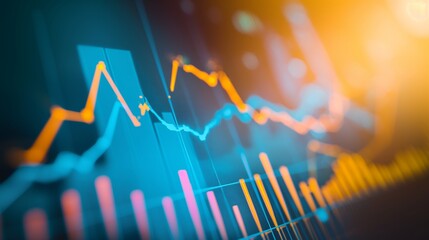 Financial market chart