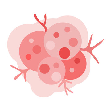 cancer cell growth. cancer disease concept