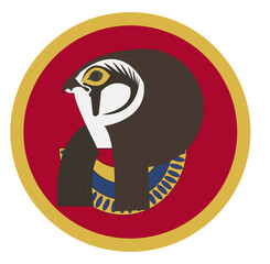  Ancient Egyptian Horus as a falcon transparent PNG