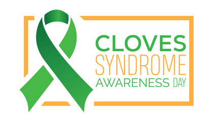 Cloves Syndrome Awareness Day is observed every year on August.banner design template Vector illustration background design.