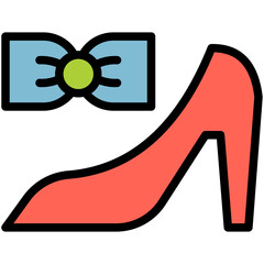 fashion filled line icon