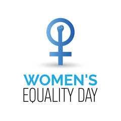 Women's Equality Day is observed every year on August.banner design template Vector illustration background design.