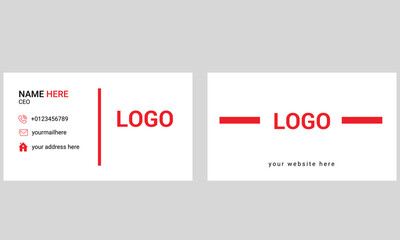 Fototapeta premium business card design