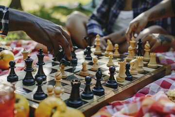 Picnic games with friends
