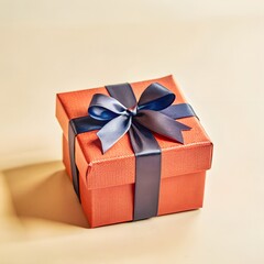 Obraz premium Gifts box on the background view from the top, for a premium style advertising.