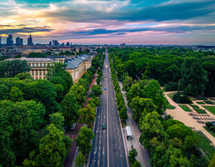Warszawa © Drone in Warsaw