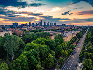 Warszawa © Drone in Warsaw