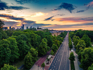 Warszawa © Drone in Warsaw