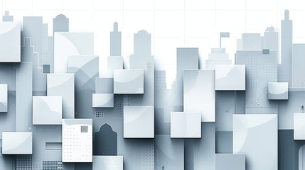 Create a background design in a vector style, maintaining a simple and sophisticated look tailored for business contexts. symbolizing stability and trust. Generative AI.