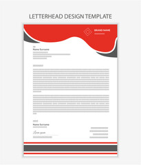Corporate Letterhead Design Template