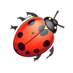 elemento clip art, pegatina de la suerte mariposa en fondo transparente, PNG