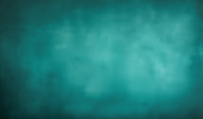 Obraz premium Abstract emerald green blurred background. Portrait backdrop for studio. Empty textured wall.