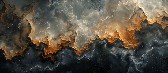 An explosion and collage of different natural Earth textures mixed in beautiful abstract background, 4K