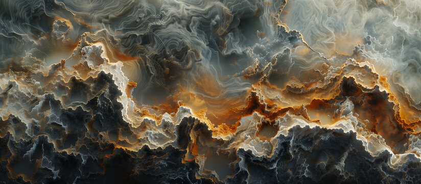 An explosion and collage of different natural Earth textures mixed in beautiful abstract background, 4K