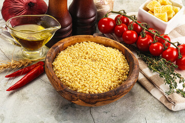 Italian cuisine - dry stelline pasta