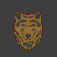 illustration of a wolf