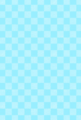 和柄　市松模様　文様　素材　和風　和紙　水色　格子　シンプル　暑中見舞い　お中元　メッセージカード　縦長