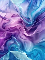 Fototapeta premium Purple and Blue Fabric Close Up