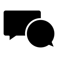 Naklejka premium Chat bubble