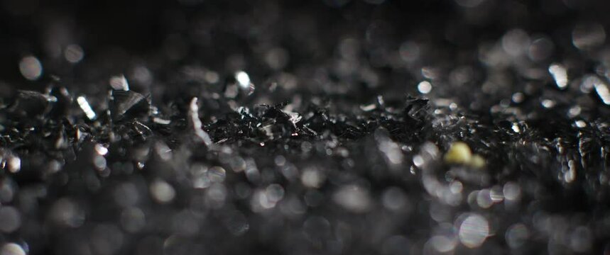 Silver metal raspings 