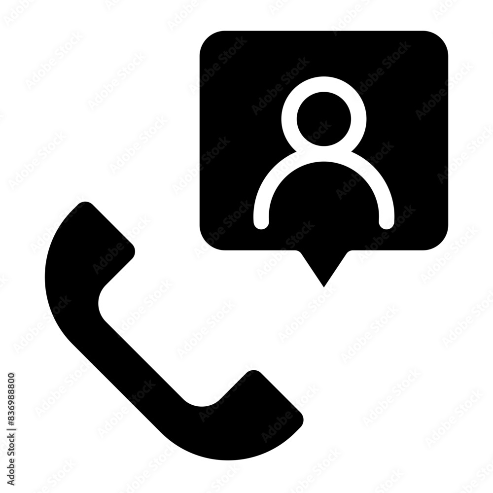 Poster call support icon