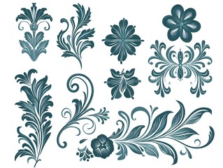 seamless floral pattern with flowers