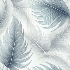 seamless feathers pattern