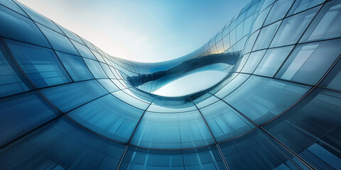 glass minmalistic architectural forms