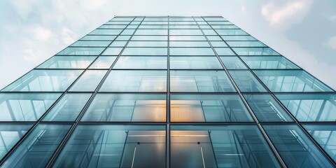 Obraz premium glass minmalistic architectural forms