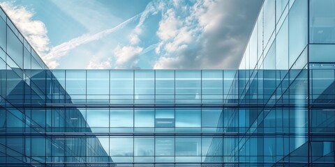 glass minmalistic architectural forms