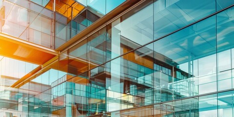 glass minmalistic architectural forms