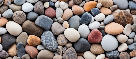 Small rocks background. Creative banner. Copyspace image
