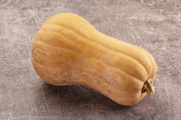 Raw ripe organic Butternut Pumpkin